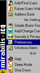 Preferences